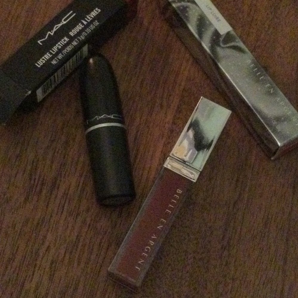 NIB 2PC M.A.C. & BELLE EN ARGENT Lip Bundle